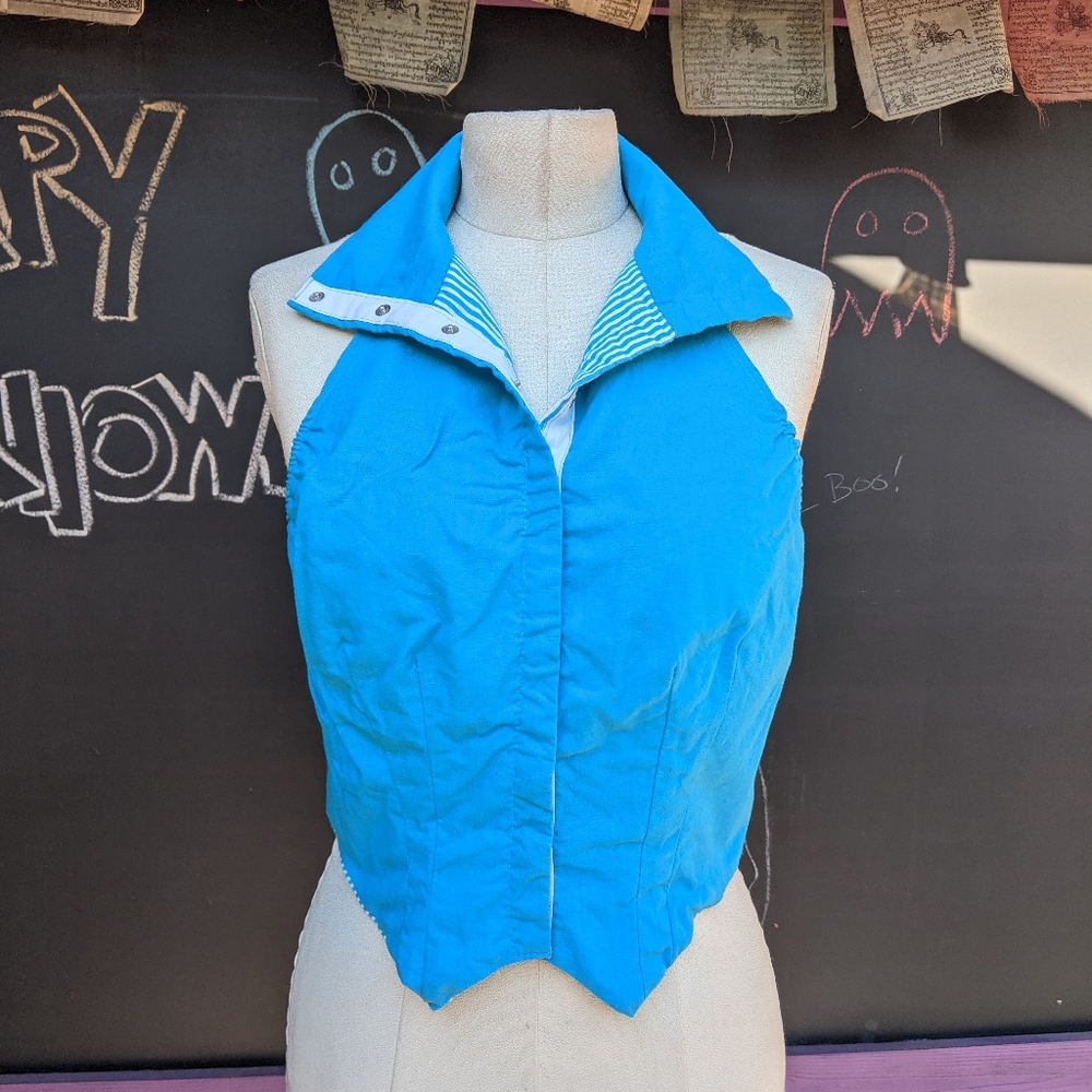 Vintage reversible halterneck top